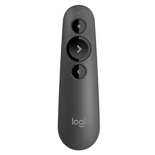 Logitech R500s Laser Presentation Remote, Bluetooth / 2.4GHz Wireless Connection, 20m Range, Integrated Laser Pointer, Graphite Black - eBuy UAE